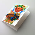 Dachshund Fall Scarecrow Greeting Cards Pack of 8 Blank Cards with Envelopes Whimsical A7 Size 5x7