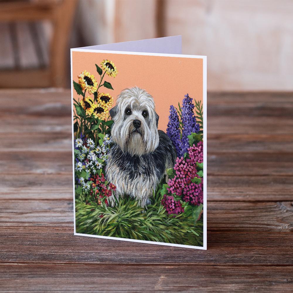 Dandie Dinmont Terrier Greeting Cards Pack of 8 Blank Cards with Envelopes Whimsical A7 Size 5x7