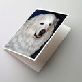 Great Pyrenees Meisha Greeting Cards Pack of 8 Blank Cards with Envelopes Whimsical A7 Size 5x7