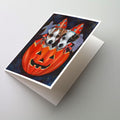 Jack Russell Terrier Halloween Greeting Cards Pack of 8 Blank Cards with Envelopes Whimsical A7 Size 5x7
