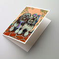 Lowchen Greeting Cards Pack of 8 Blank Cards with Envelopes Whimsical A7 Size 5x7