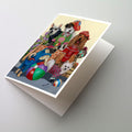 Dogs Mutli-Breed Neighborhood Greeting Cards Pack of 8 Blank Cards with Envelopes Whimsical A7 Size 5x7