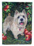 Norwich Terrier Apple Grove House Flag 28x40 Porch Sleeve Pole Decorative Outside Yard Banner Artwork Wall Hanging, Polyester