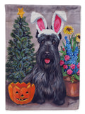 Scottish Terrier Scottie for All Seasons House Flag 28x40 Porch Sleeve Pole Decorative Outside Yard Banner Artwork Wall Hanging, Polyester