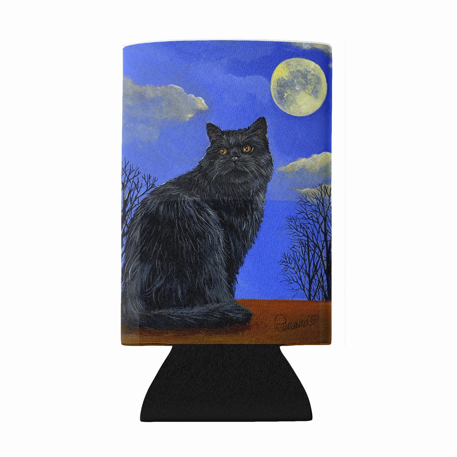 Black Cat Hocus Pocus Halloween Wine Bottle Hugger Gift Sleeve for Standard 750 ml Bottles, Insulated Reusable Also Fits Mini Shot & Pint Bottles