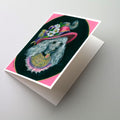 Poodle Lady Alexandria Greeting Cards Pack of 8 Blank Cards with Envelopes Whimsical A7 Size 5x7