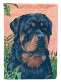 Rottweiler House Flag 28x40 Porch Sleeve Pole Decorative Outside Yard Banner Artwork Wall Hanging, Polyester