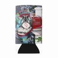 Schnauzer Christmas Letter to Santa Wine Bottle Hugger Gift Sleeve for Standard 750 ml Bottles, Insulated Reusable Also Fits Mini Shot & Pint Bottles