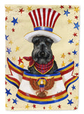 Scottie USA House Flag 28x40 Porch Sleeve Pole Decorative Outside Yard Banner Artwork Wall Hanging, Polyester