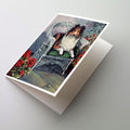 Sheltie Patio Jewel Greeting Cards Pack of 8 Blank Cards with Envelopes Whimsical A7 Size 5x7