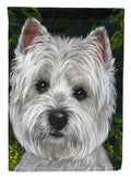 Westie Baby Face House Flag 28x40 Porch Sleeve Pole Decorative Outside Yard Banner Artwork Wall Hanging, Polyester