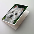 Westie Baby Face Greeting Cards Pack of 8 Blank Cards with Envelopes Whimsical A7 Size 5x7