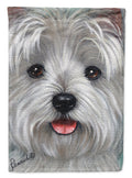 Westie Kissable Face House Flag 28x40 Porch Sleeve Pole Decorative Outside Yard Banner Artwork Wall Hanging, Polyester