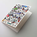 Westie Many Faces Greeting Cards Pack of 8 Blank Cards with Envelopes Whimsical A7 Size 5x7