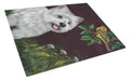 Westie Nature Cutting Board Tempered Glass Kitchen Cutting Surface, Heat Resistant Chopping, Non-Slip Feet, Food Prep & Serving
