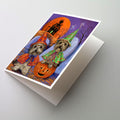 Yorkie Halloween Haunted House Greeting Cards Pack of 8 Blank Cards with Envelopes Whimsical A7 Size 5x7