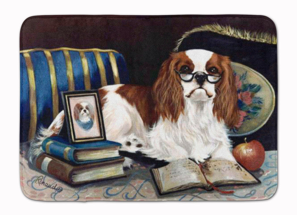 Cavalier Spaniel Perfect Student Memory Foam Kitchen Mat Machine Washable Anti-Fatigue Cushion Comfort Bath or Kitchen Rug