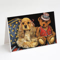 Cocker Spaniel Annie and Henri Greeting Cards Pack of 8 Blank Cards with Envelopes Whimsical A7 Size 5x7
