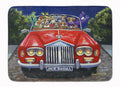 Jack Russell Evening Cruise Memory Foam Kitchen Mat Machine Washable Anti-Fatigue Cushion Comfort Bath or Kitchen Rug
