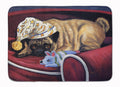 Pug Goodnight Sweetheart Memory Foam Kitchen Mat Machine Washable Anti-Fatigue Cushion Comfort Bath or Kitchen Rug