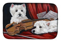 Westie Fiddlers Dish Drying Mat Absorbent Dish Drying Mat Pad for Kitchen Counter Dish Drainer Mat for Countertop, 14 x 21", Multicolor