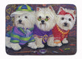 Westie Free Spirits Memory Foam Kitchen Mat Machine Washable Anti-Fatigue Cushion Comfort Bath or Kitchen Rug