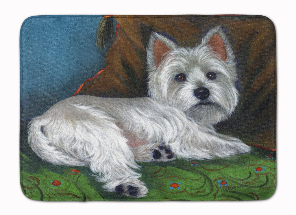 Westie Wake Up Memory Foam Kitchen Mat Machine Washable Anti-Fatigue Cushion Comfort Bath or Kitchen Rug