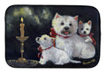 Westie Westie's Aglow Dish Drying Mat Absorbent Dish Drying Mat Pad for Kitchen Counter Dish Drainer Mat for Countertop, 14 x 21", Multicolor
