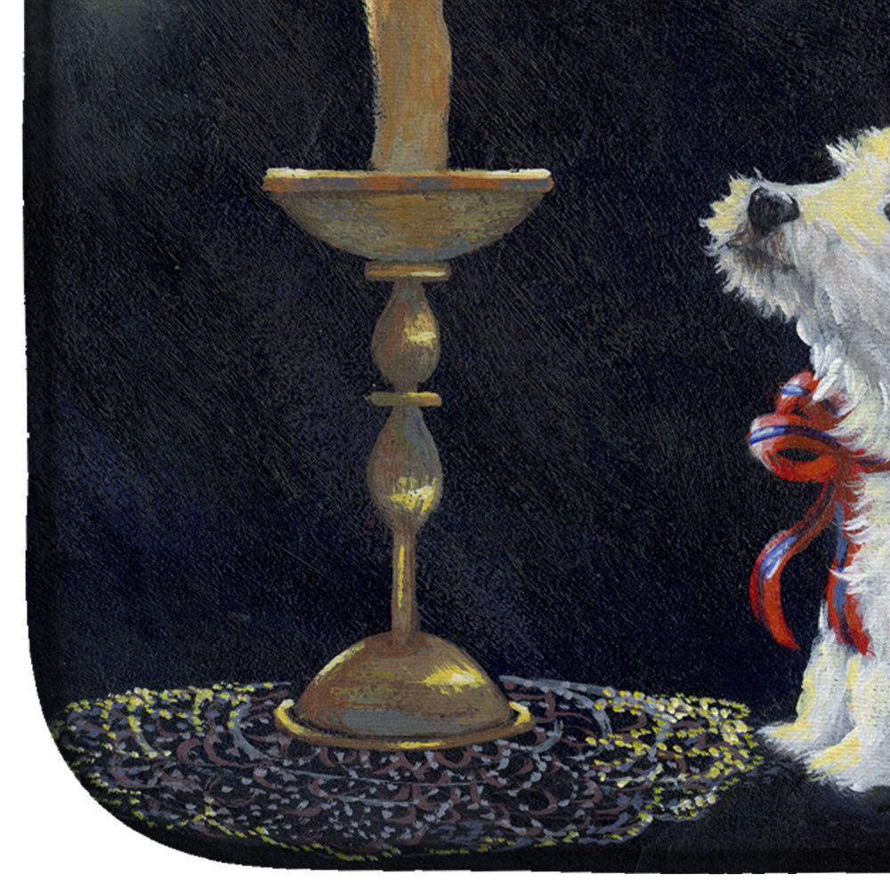 Westie Westie's Aglow Dish Drying Mat Absorbent Dish Drying Mat Pad for Kitchen Counter Dish Drainer Mat for Countertop, 14 x 21", Multicolor
