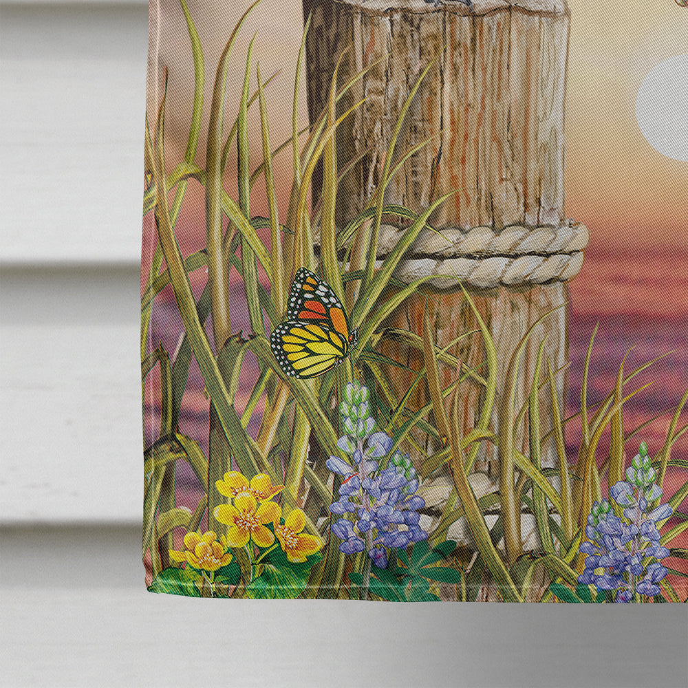 Pelicans House Flag 28x40 Porch Sleeve Pole Decorative Outside Yard Banner Artwork Wall Hanging, Polyester