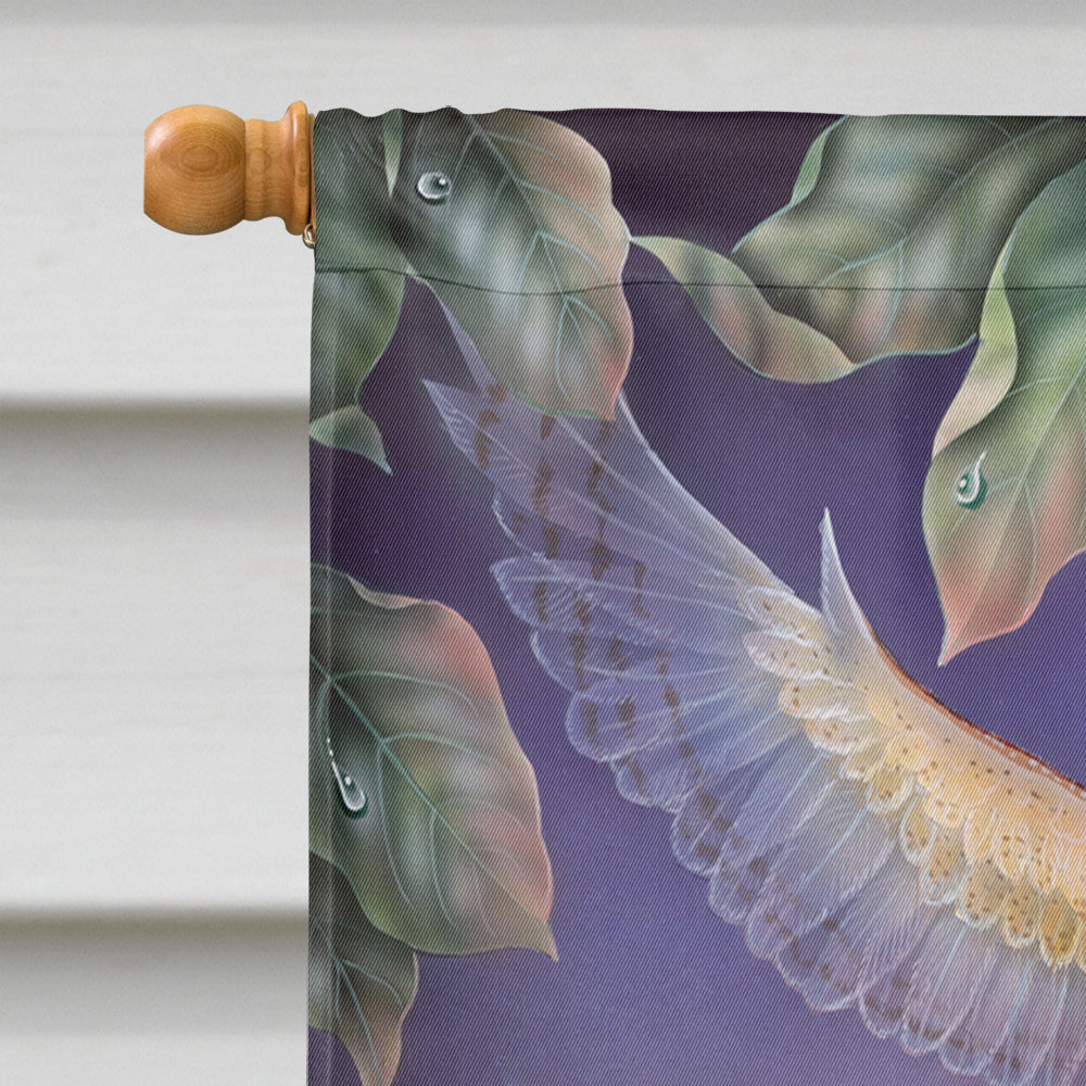 Night Owl, Iguana, Butterfles House Flag 28x40 Porch Sleeve Pole Decorative Outside Yard Banner Artwork Wall Hanging, Polyester