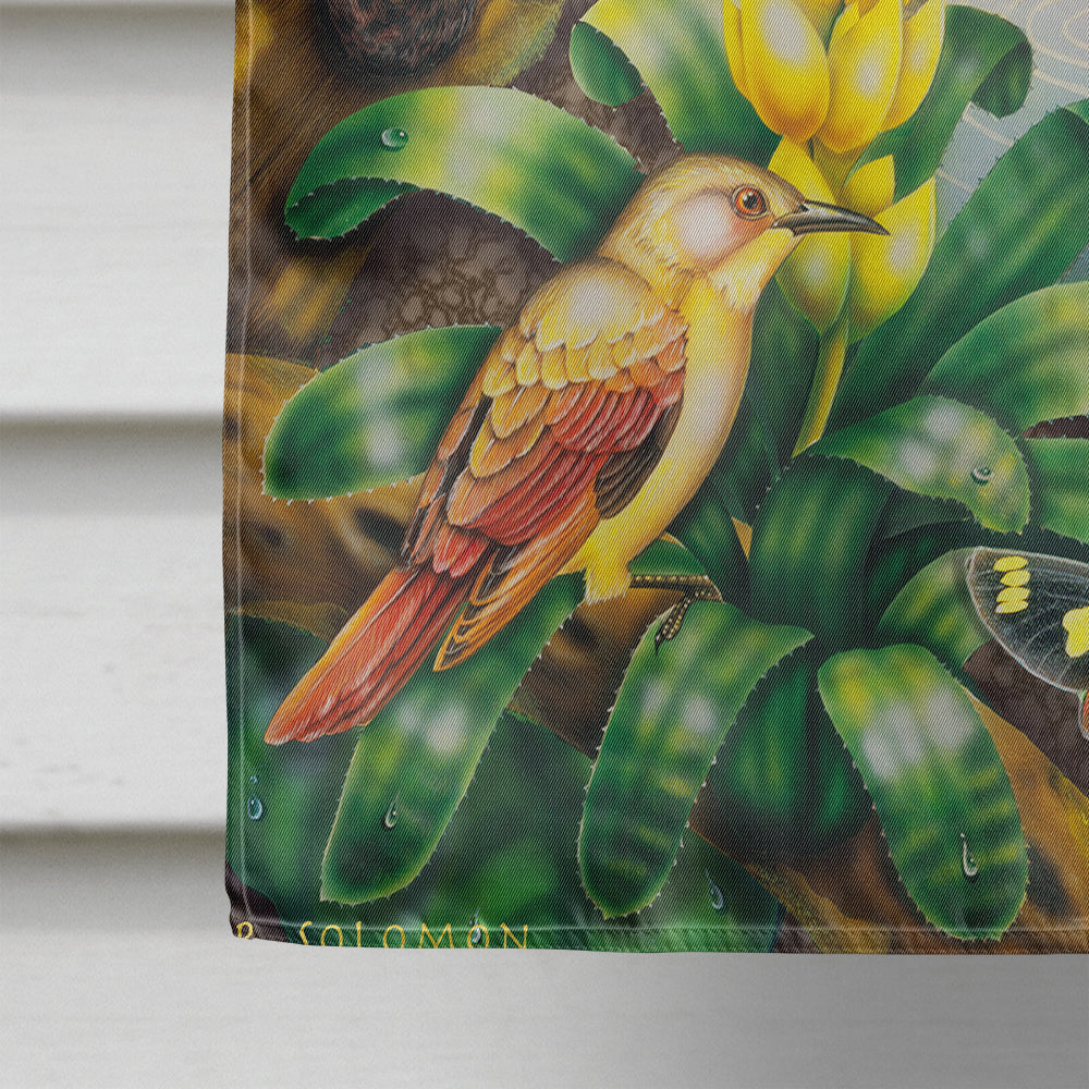 King of the Jungle House Flag 28x40 Porch Sleeve Pole Decorative Outside Yard Banner Artwork Wall Hanging, Polyester
