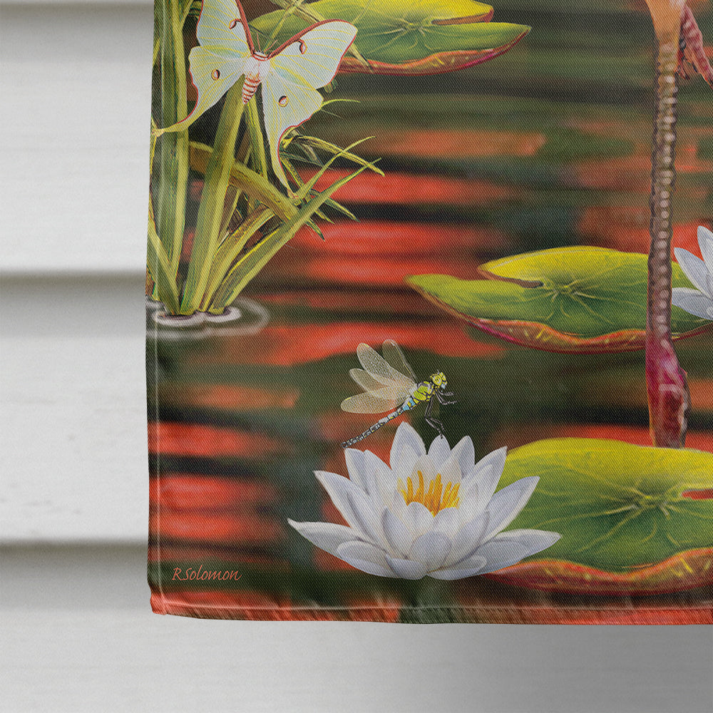 Flamingos Everywhere House Flag 28x40 Porch Sleeve Pole Decorative Outside Yard Banner Artwork Wall Hanging, Polyester