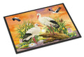Storks Doormat Indoor Outdoor 24H X 36W Front Door Mat Rugs for Entryway, Non Slip Washable Low Pile,