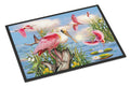 Roseate Spoonbill Doormat Indoor Outdoor 24H X 36W Front Door Mat Rugs for Entryway, Non Slip Washable Low Pile,