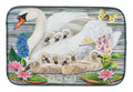 Mother Swan Dish Drying Mat Absorbent Dish Drying Mat Pad for Kitchen Counter Dish Drainer Mat for Countertop, 14 x 21", Multicolor
