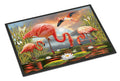 Flamingos Doormat Indoor Outdoor 24H X 36W Front Door Mat Rugs for Entryway, Non Slip Washable Low Pile,