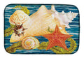 Conch Starfish And Cockle II Dish Drying Mat Absorbent Dish Drying Mat Pad for Kitchen Counter Dish Drainer Mat for Countertop, 14 x 21", Multicolor
