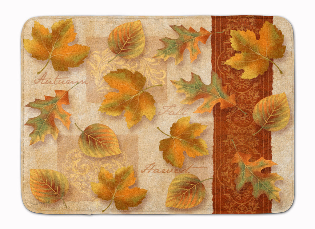 Fall Autumn Leaves Memory Foam Kitchen Mat Machine Washable Anti-Fatigue Cushion Comfort Bath or Kitchen Rug