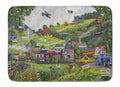 Summer in Small Town USA Memory Foam Kitchen Mat Machine Washable Anti-Fatigue Cushion Comfort Bath or Kitchen Rug