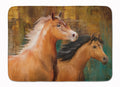 Horse Duo Memory Foam Kitchen Mat Machine Washable Anti-Fatigue Cushion Comfort Bath or Kitchen Rug