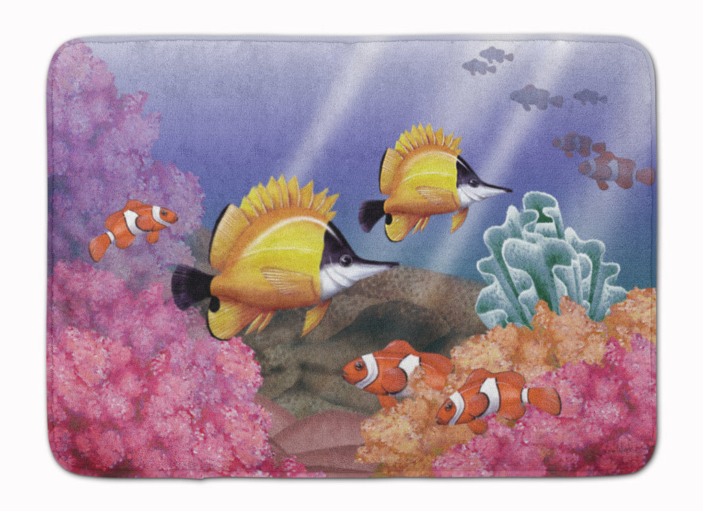 Undersea Fantasy 6 Memory Foam Kitchen Mat Machine Washable Anti-Fatigue Cushion Comfort Bath or Kitchen Rug