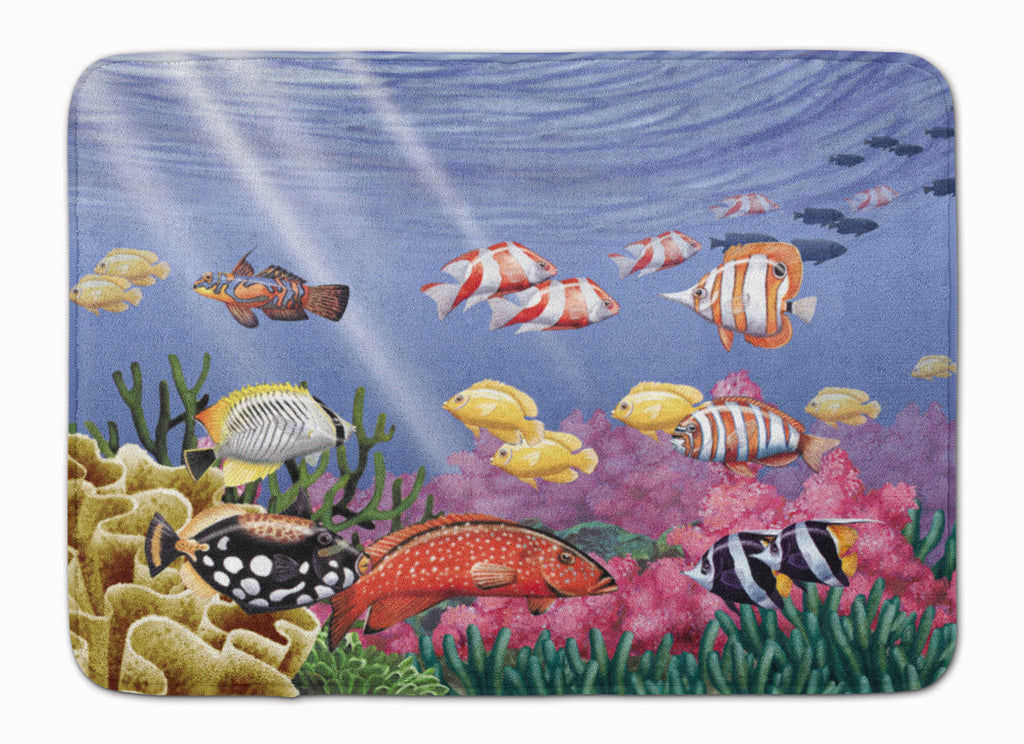 Undersea Fantasy 7 Memory Foam Kitchen Mat Machine Washable Anti-Fatigue Cushion Comfort Bath or Kitchen Rug