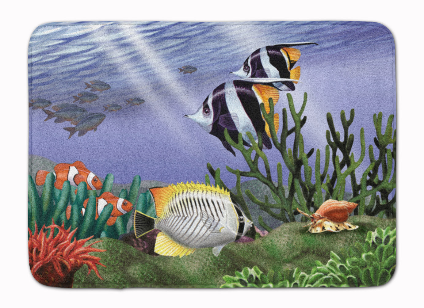 Undersea Fantasy 9 Memory Foam Kitchen Mat Machine Washable Anti-Fatigue Cushion Comfort Bath or Kitchen Rug