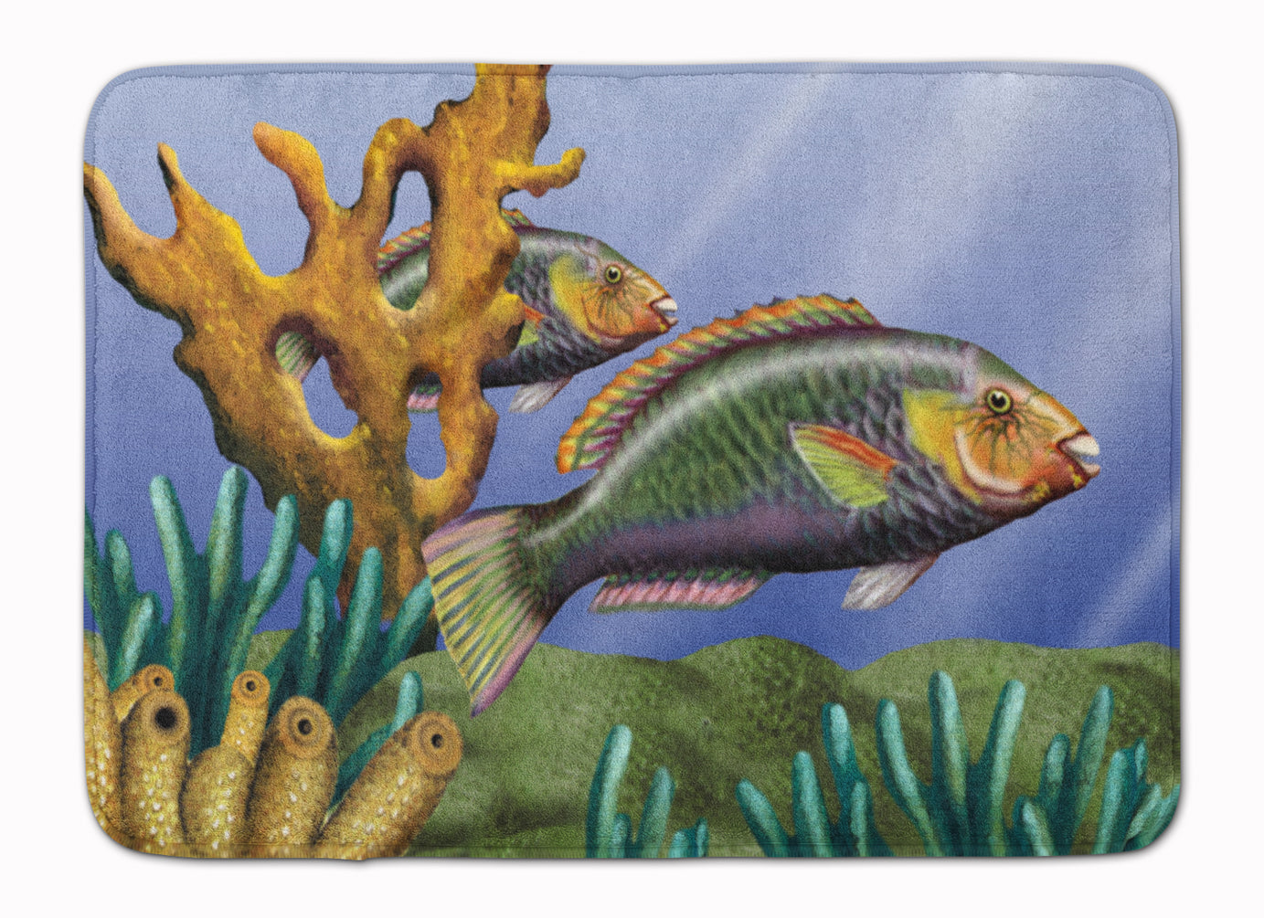 Undersea Fantasy 11 Memory Foam Kitchen Mat Machine Washable Anti-Fatigue Cushion Comfort Bath or Kitchen Rug