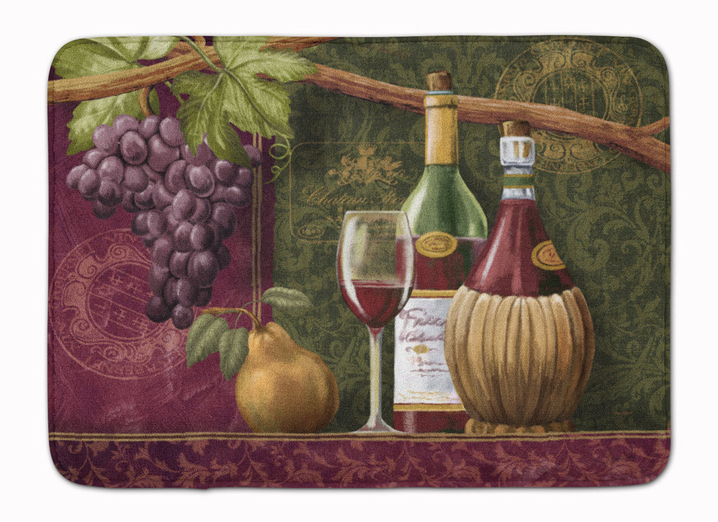 Wine Chateau Roma Memory Foam Kitchen Mat Machine Washable Anti-Fatigue Cushion Comfort Bath or Kitchen Rug