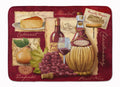 Wine and Cheese Memory Foam Kitchen Mat Machine Washable Anti-Fatigue Cushion Comfort Bath or Kitchen Rug