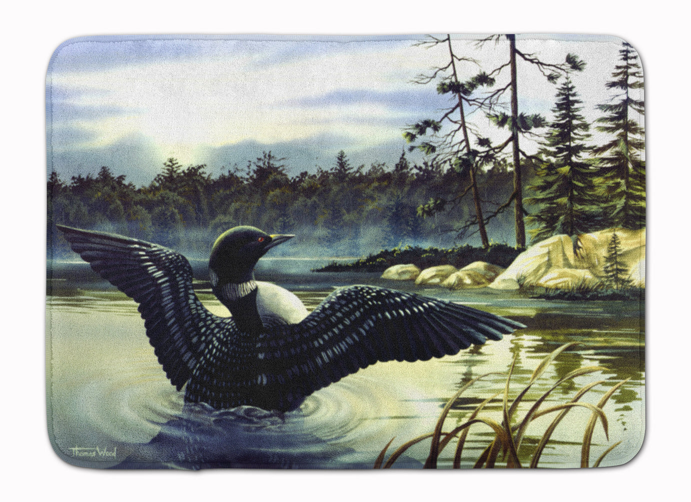 Loon Country Memory Foam Kitchen Mat Machine Washable Anti-Fatigue Cushion Comfort Bath or Kitchen Rug