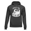 Pushing Cycling To The Limit Adult Fleece Hoodie