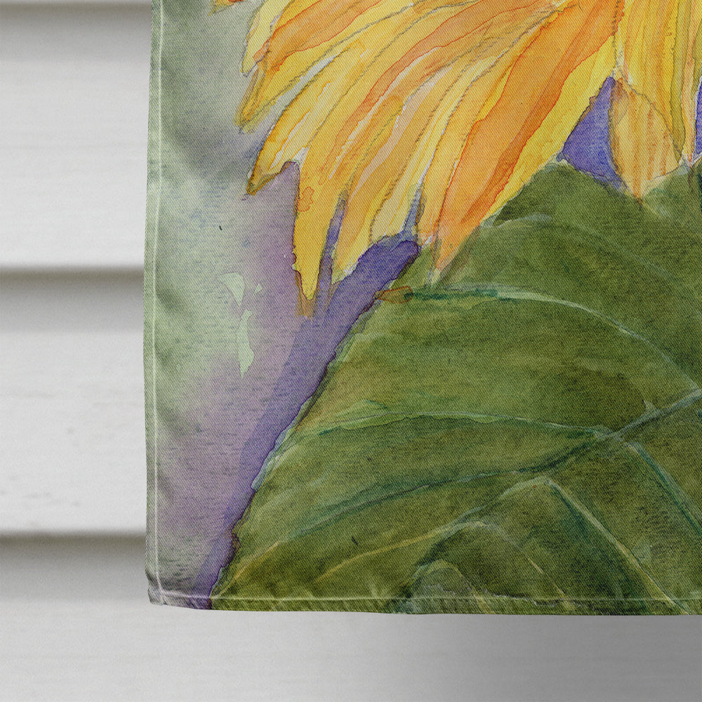Flower - Sunflower House Flag 28x40 Porch Sleeve Pole Decorative Outside Yard Banner Artwork Wall Hanging, Polyester